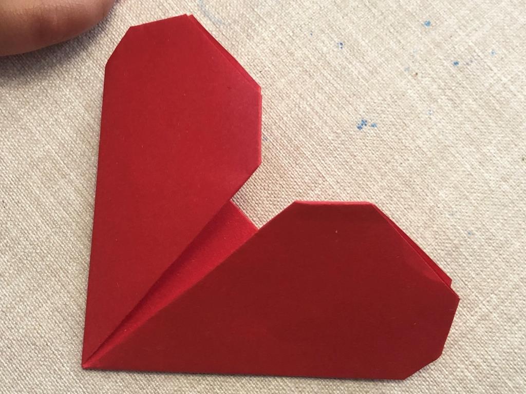 corazon de origami