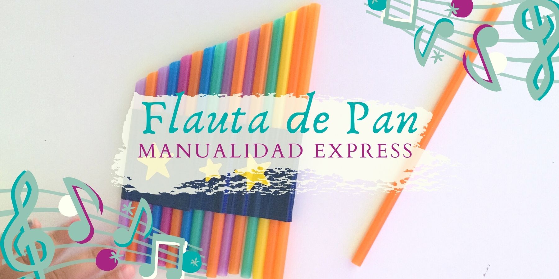 Flauta de Pan DIY con pajitas | Mamá y 1000 cosas más