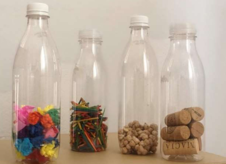 Ideas para hacer botellas sensoriales DIY para bebés